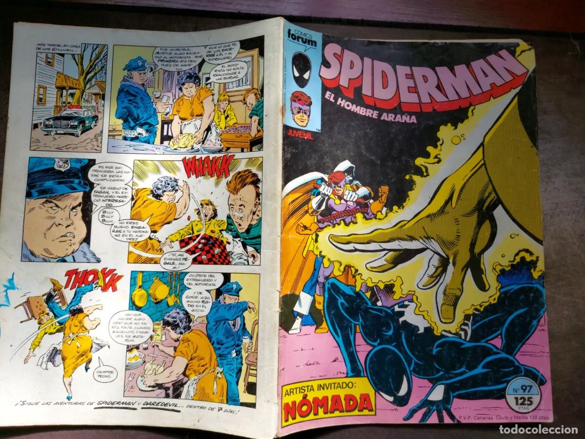 C&oacute;mics: Spiderman Vol. 1 n&ordm; 97 - Con N&oacute;mada - Comics Forum - 1986 - Foto 3