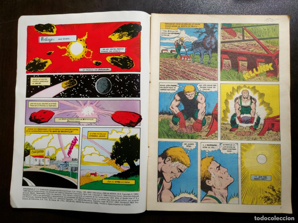 C&oacute;mics: Spiderman Vol. 1 n&ordm; 111 - Comics Forum - 1986 - Foto 7