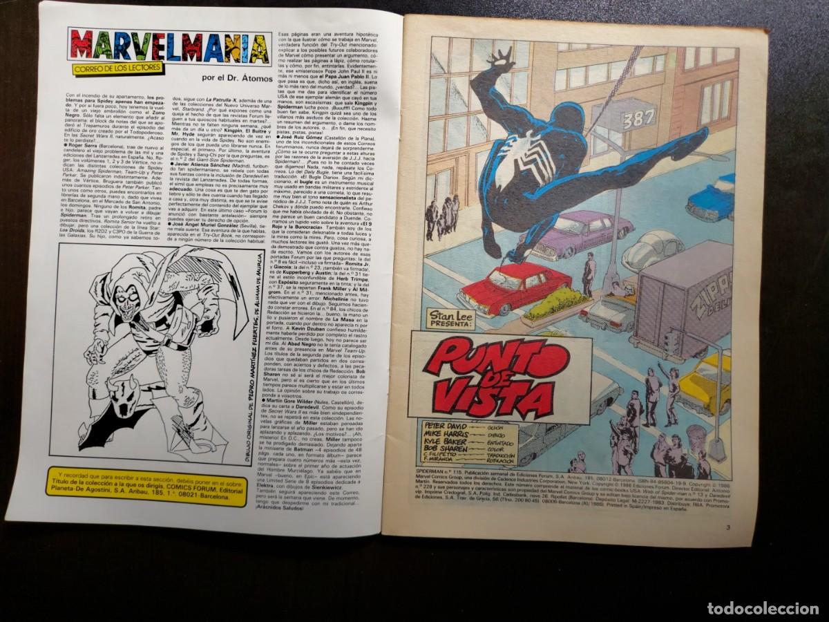 C&oacute;mics: Spiderman Vol. 1 n&ordm; 115 - Comics Forum - 1986 - Foto 6