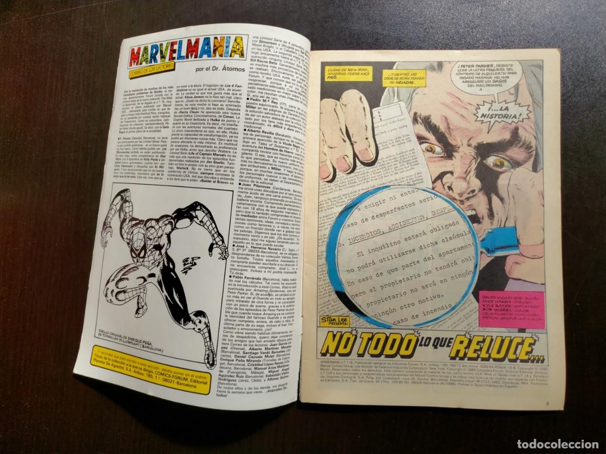 C&oacute;mics: Spiderman Vol. 1 n&ordm; 116 - Comics Forum - 1986 - Foto 9