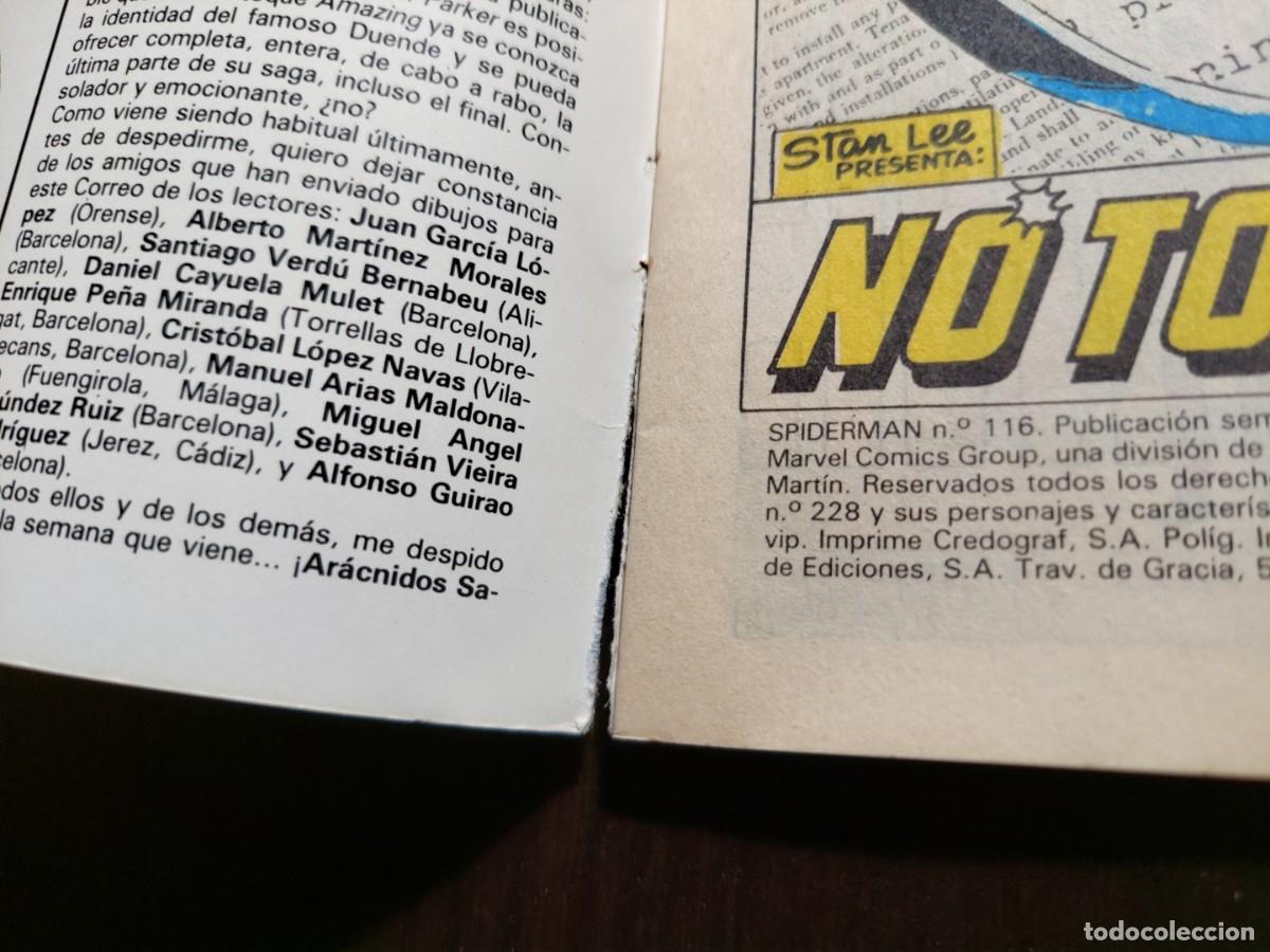 C&oacute;mics: Spiderman Vol. 1 n&ordm; 116 - Comics Forum - 1986 - Foto 10