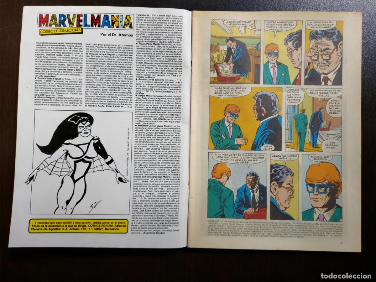 C&oacute;mics: Spiderman Vol. 1 n&ordm; 135 - Comics Forum - 1987 - Foto 8