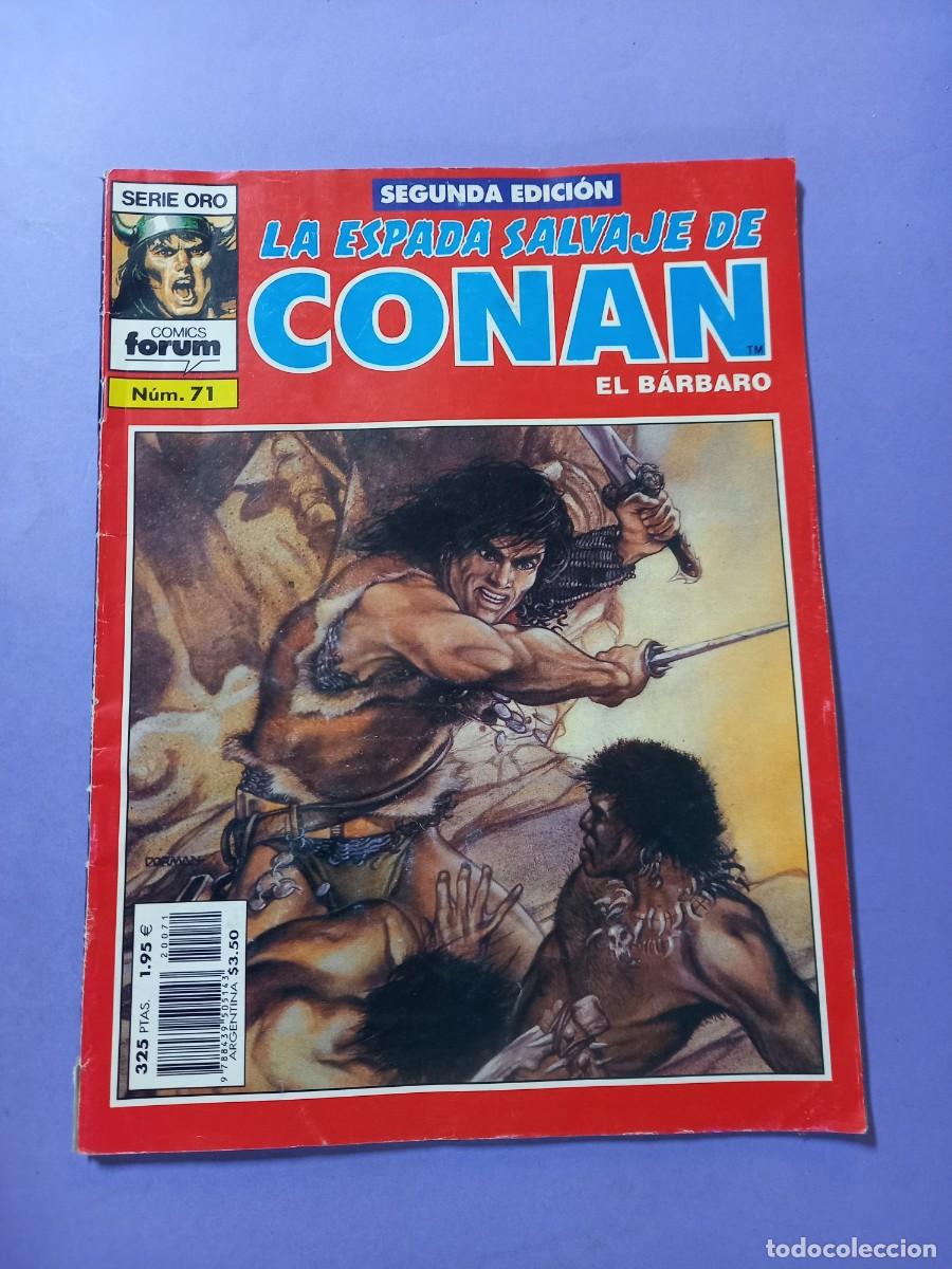 C&oacute;mics: La Espalda Salvaje de Conan 2&ordf; Edici&oacute;n Serie Oro N&ordm; 71 REF C7 - Foto 1