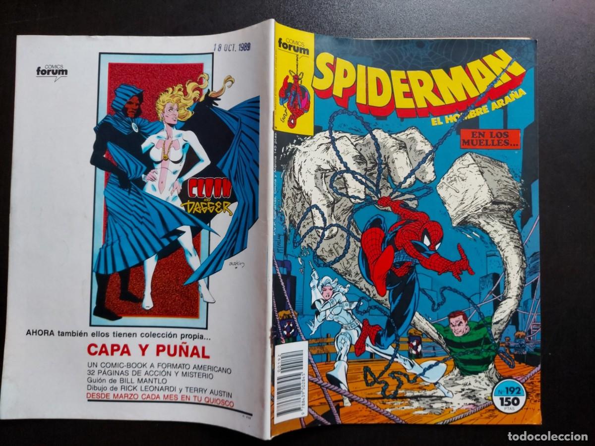 C&oacute;mics: Spiderman Vol. 1 n&ordm; 192 - En Los Muelles - Comics Forum - 1989 - Foto 3