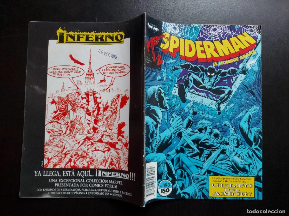 C&oacute;mics: Spiderman Vol. 1 n&ordm; 193 - Comics Forum - 1989 - Foto 3