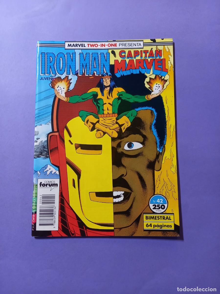 C&oacute;mics: Marvel Two-in-One IRON MAN -CAPITAN MARVEL N&ordm; 42 REF C2 - Foto 1