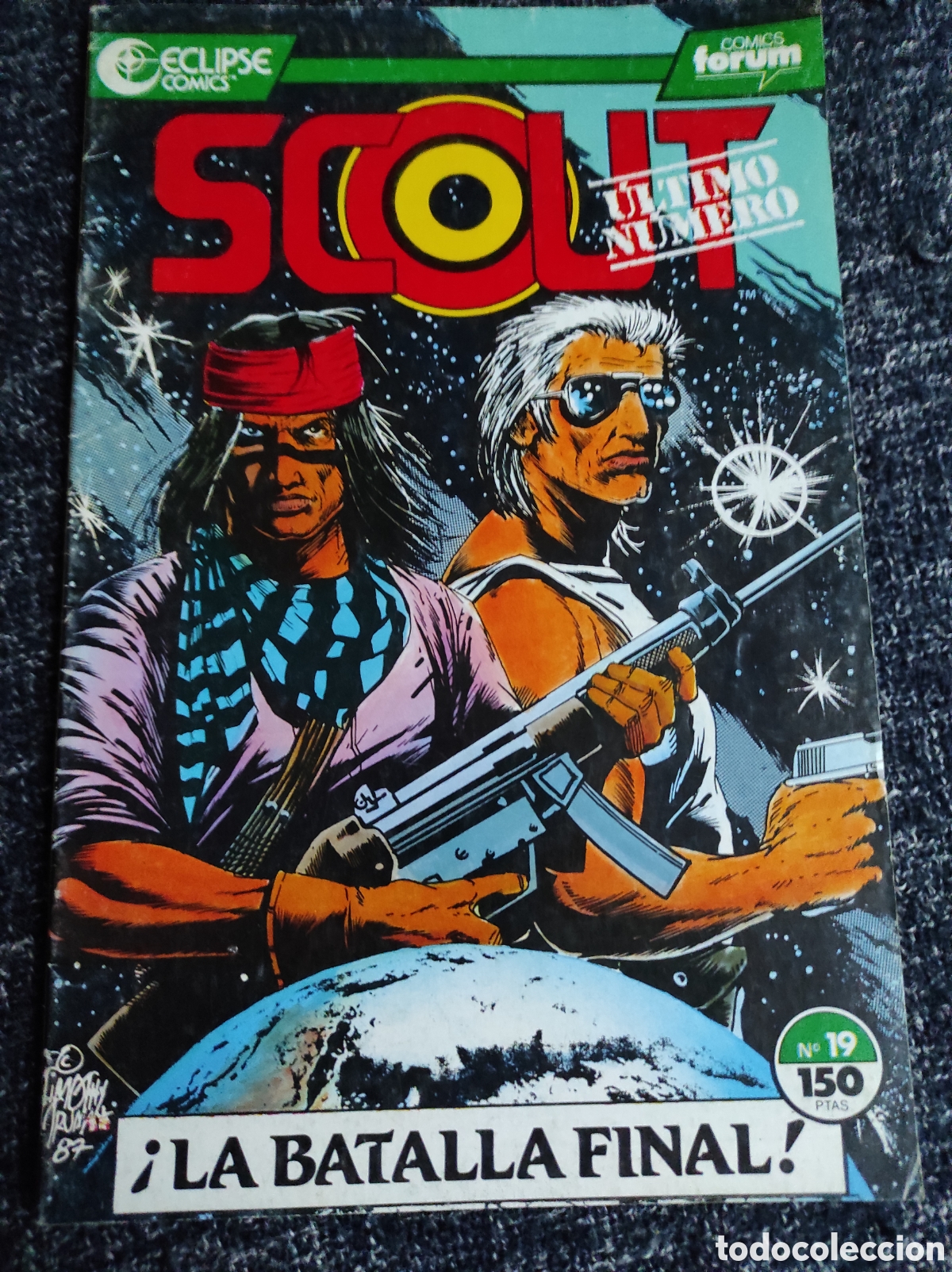 C&oacute;mics: SCOUT N&ordm; 19 ULTIMO DE LA COLECCION ( ECLIPSE COMICS ) -edita : FORUM - Foto 1