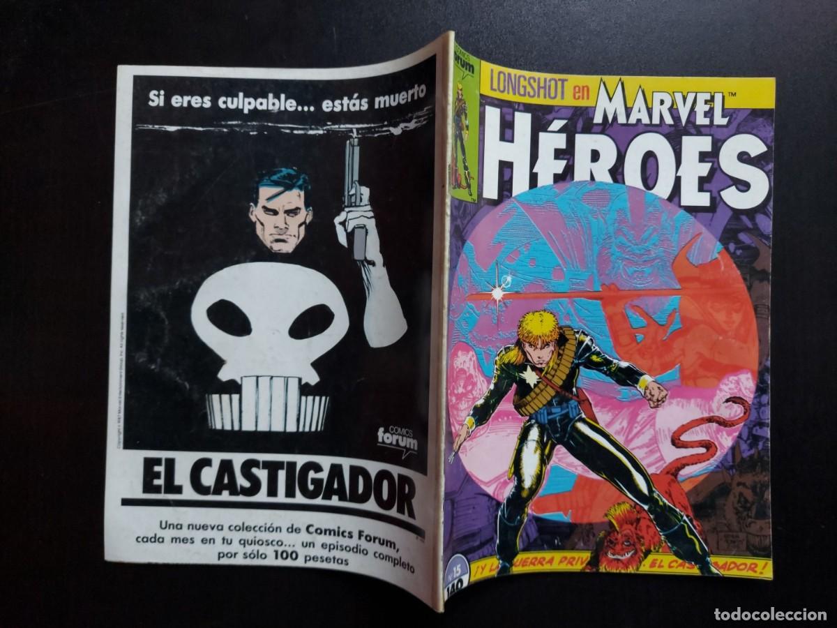 C&oacute;mics: Longshot en Marvel H&eacute;roes N&uacute;mero 15 - Comics Forum - 1988 - Foto 2