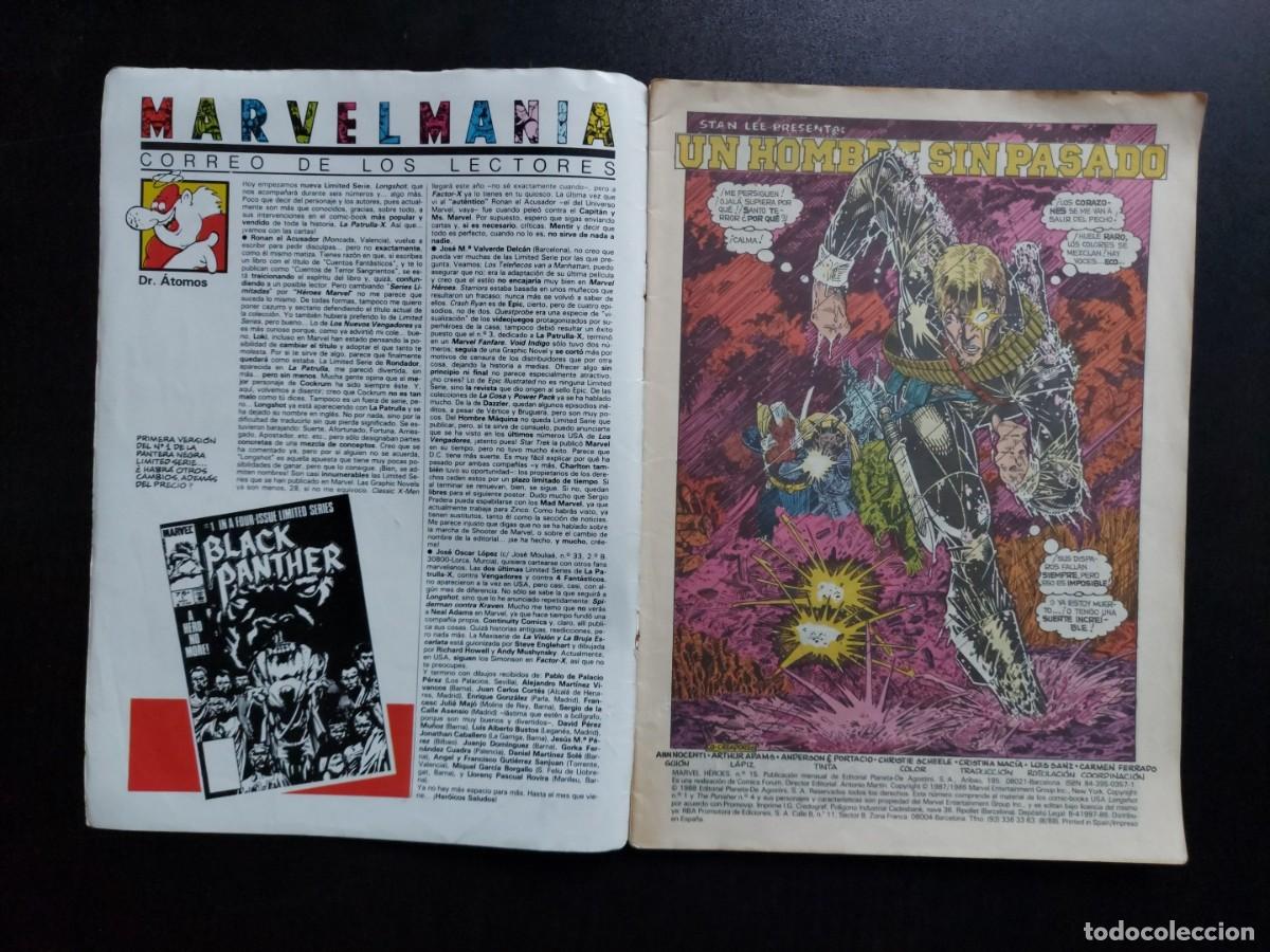 C&oacute;mics: Longshot en Marvel H&eacute;roes N&uacute;mero 15 - Comics Forum - 1988 - Foto 3