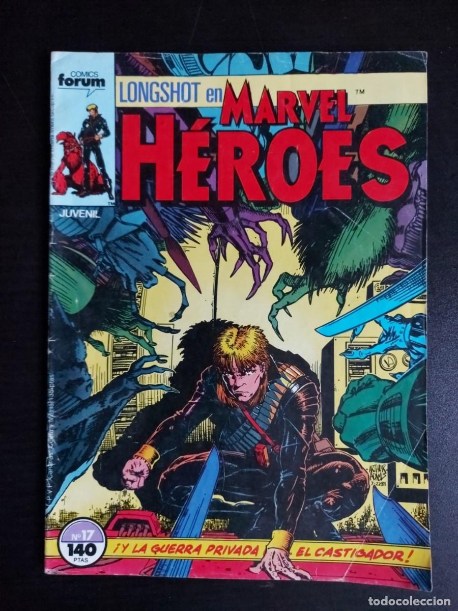 C&oacute;mics: Longshot en Marvel H&eacute;roes N&uacute;mero 17 - Comics Forum - 1988 - Foto 1