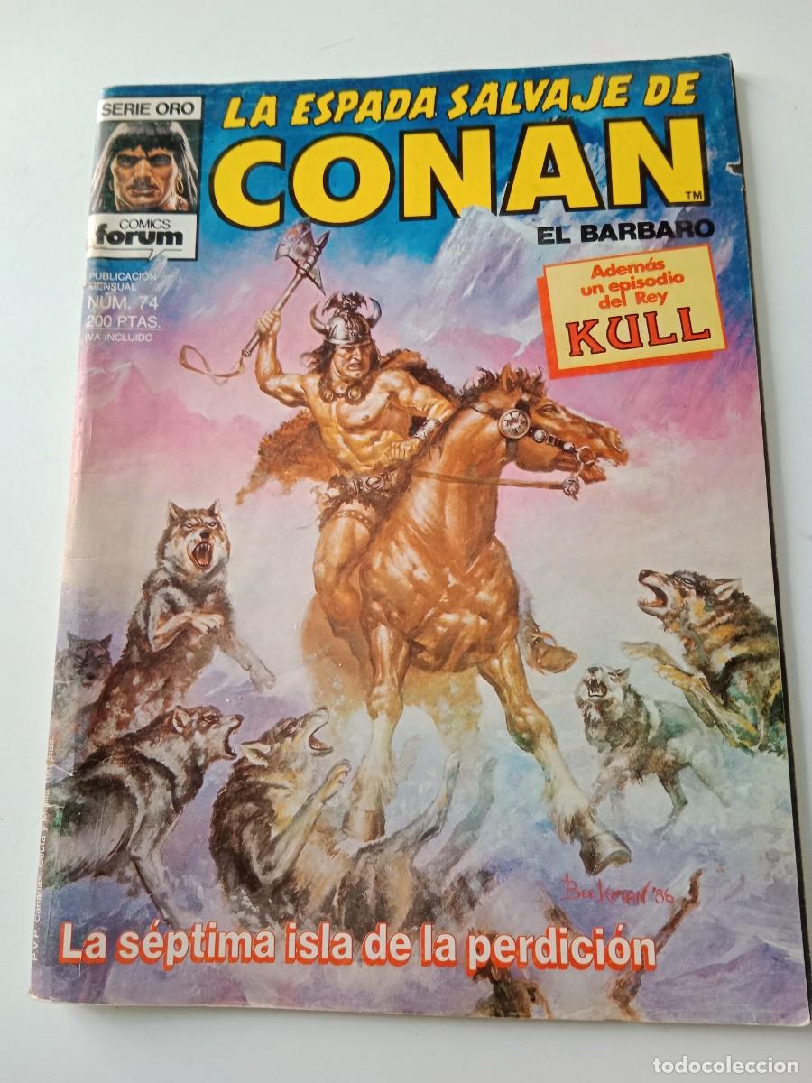 C&oacute;mics: LA ESPADA SALVAJE DE CONAN EL B&Aacute;RBARO N&deg;. 74 - Foto 1