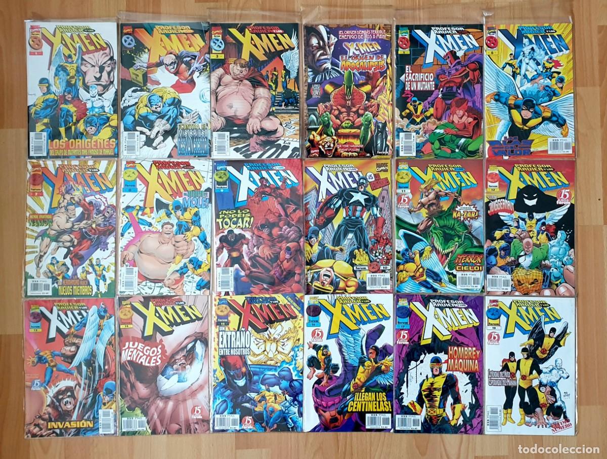 C&oacute;mics: PROFESOR XAVIER Y LOS X-MEN. Coleccion completa de 18 comics. Comics Forum 1997 - Foto 1