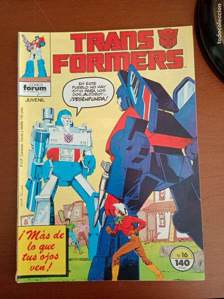 C&oacute;mics: COMICS FORUM - TRANSFORMERS TRANS FORMERS N&ordm; 16 - 1986 / 1987 - BIEN CONSERVADO - Foto 1