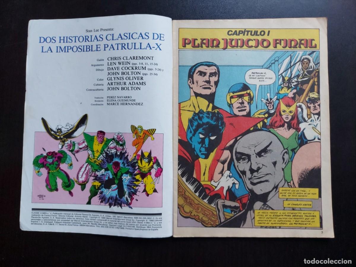 C&oacute;mics: Classic X-Men n&ordm; 2 - Comics Forum - A&ntilde;o 1988 - Foto 4