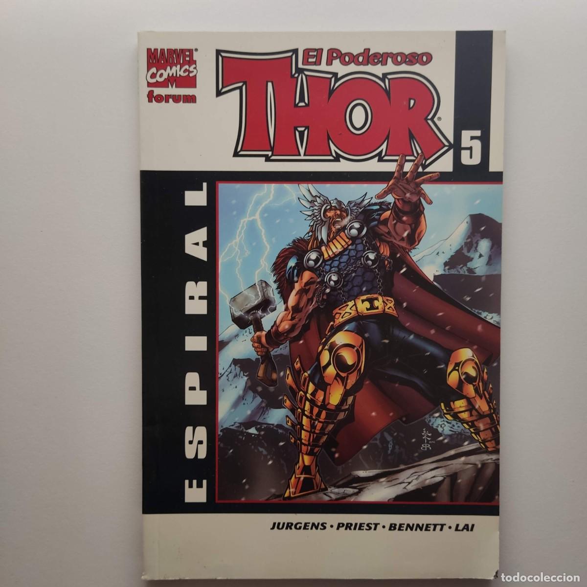 C&oacute;mics: LOTE 4 N&ordm;s EL PODEROSO THOR - 1, 2, 3 Y 5 - TOMOS R&Uacute;STICA 96 PP - Foto 5