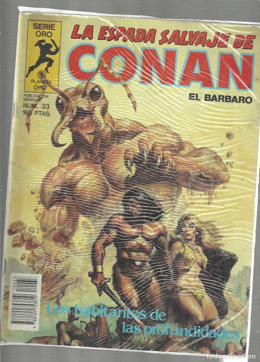 C&oacute;mics: LA ESPADA SALVAJE DE CONAN N&ordm; 33 - 1&ordf; EDICION - Foto 1
