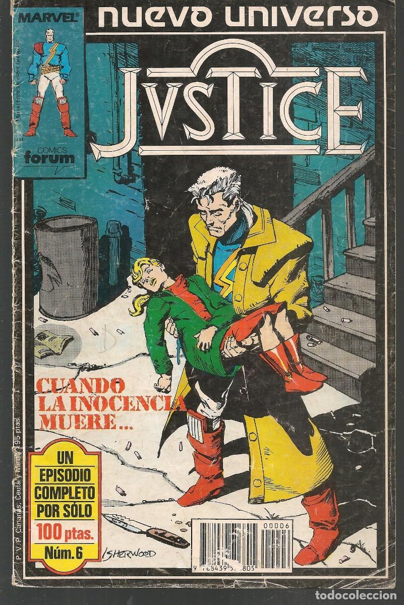 C&oacute;mics: NUEVO UNIVERSO. JUSTICE. N&ordm; 6. FORUM.(ST/A00B) - Foto 1