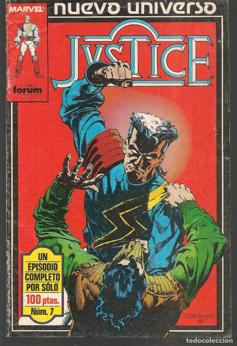 Comics : NUEVO UNIVERSO. JUSTICE. N&ordm; 7. FORUM.(ST/A00B)