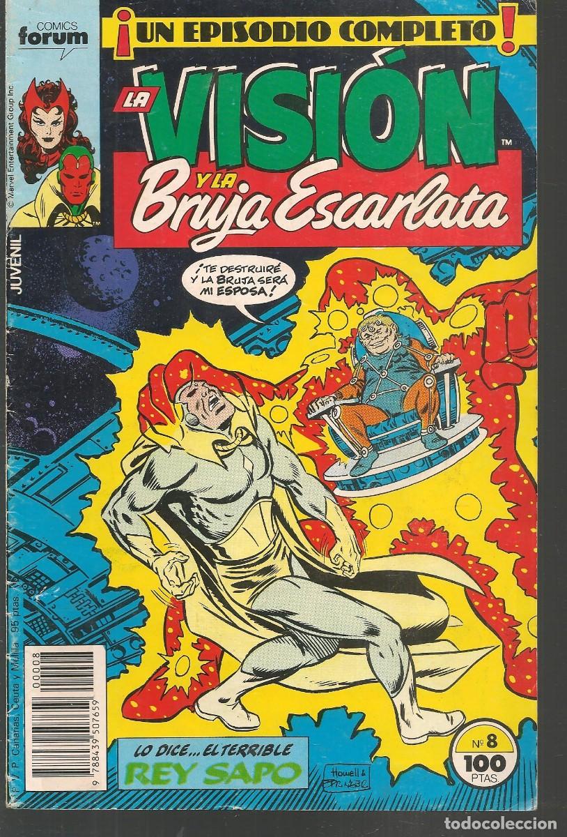 C&oacute;mics: LA VISI&Oacute;N Y LA BRUJA ESCARLATA. N&ordm; 8. FORUM.(ST/A00B) - Foto 1