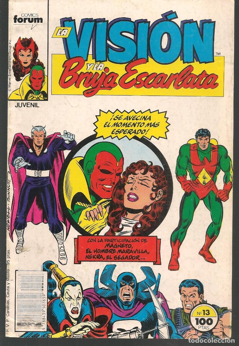 C&oacute;mics: LA VISI&Oacute;N Y LA BRUJA ESCARLATA. N&ordm; 13. FORUM.(ST/A00B) - Foto 1