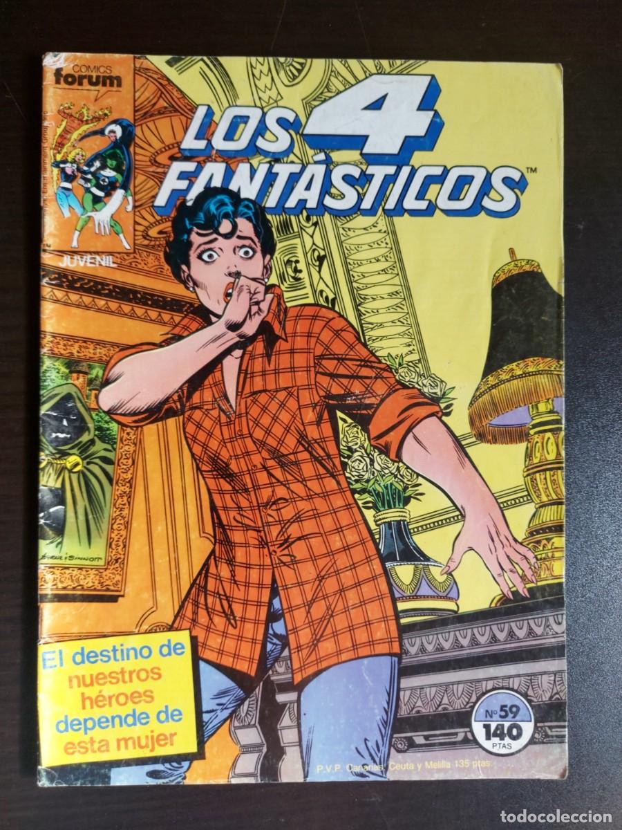 C&oacute;mics: Los 4 Fant&aacute;sticos n&ordm; 59 - Marvel - C&oacute;mics Forum - A&ntilde;o 1987 - Foto 1
