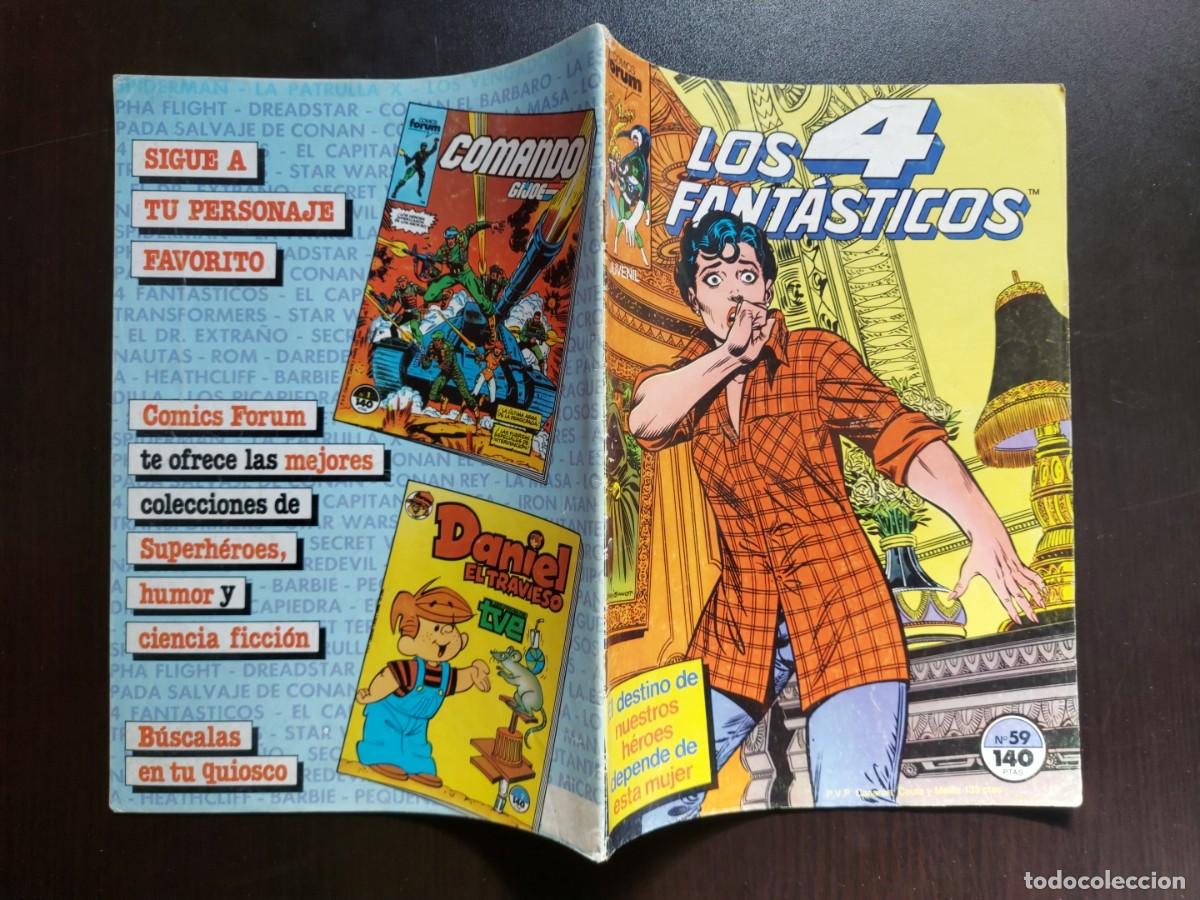 C&oacute;mics: Los 4 Fant&aacute;sticos n&ordm; 59 - Marvel - C&oacute;mics Forum - A&ntilde;o 1987 - Foto 2