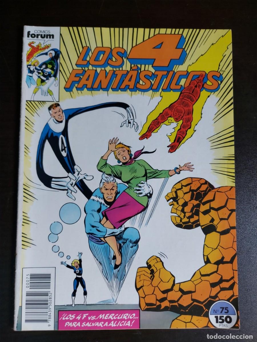 C&oacute;mics: Los 4 Fant&aacute;sticos n&ordm; 75 - Marvel - C&oacute;mics Forum - A&ntilde;o 1989 - Foto 1