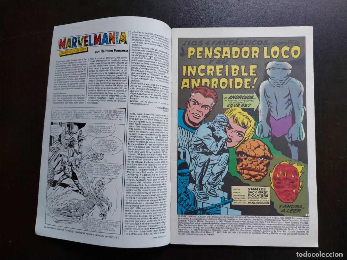 C&oacute;mics: Fantastic Four Classic n&ordm; 8 - Marvel - C&oacute;mics Forum - A&ntilde;o 1994 - Foto 4