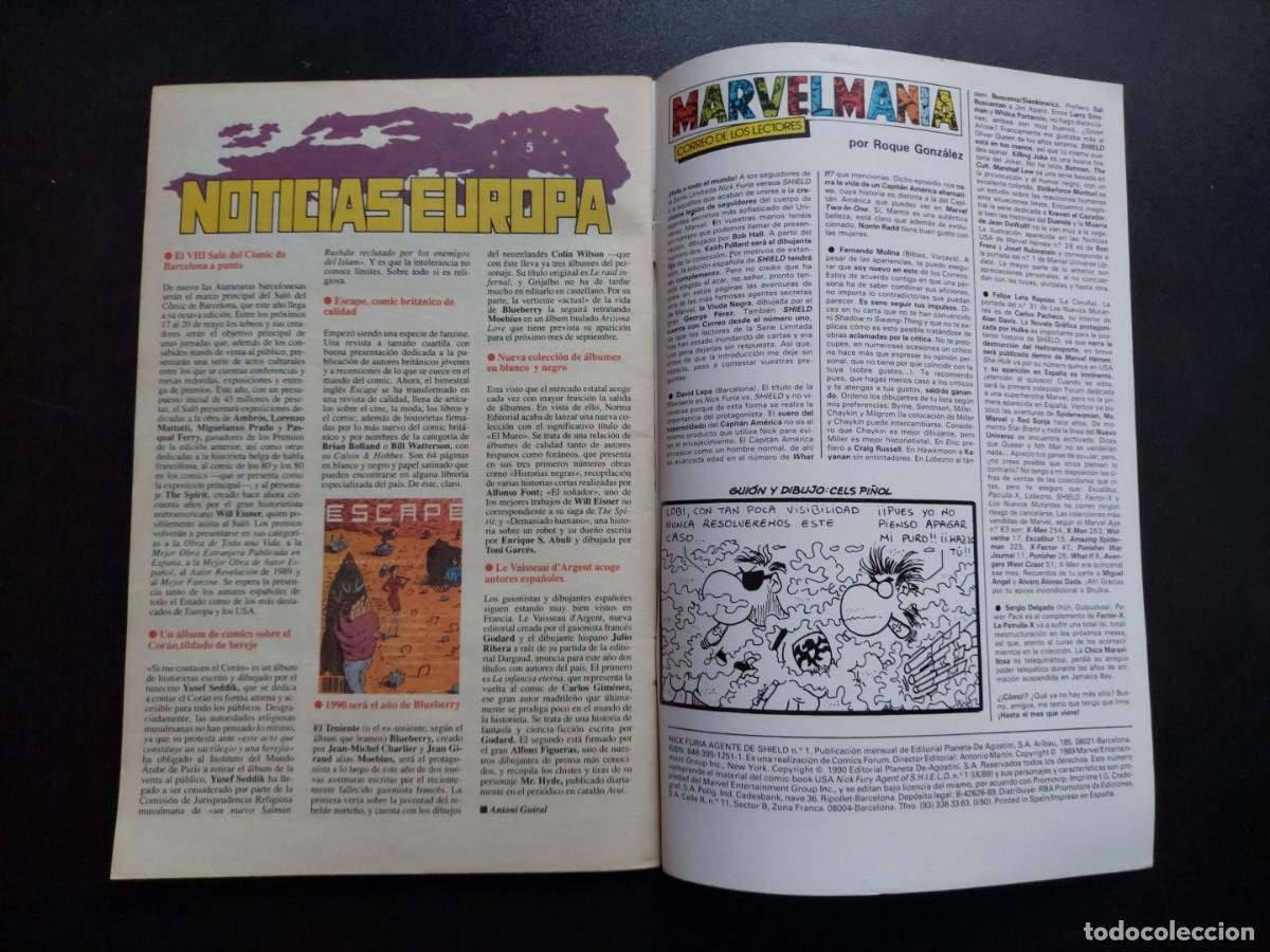 C&oacute;mics: Nick Furia Agente de Shield n&ordm; 1 - Marvel - Comics Forum - A&ntilde;o 1990 - Foto 5