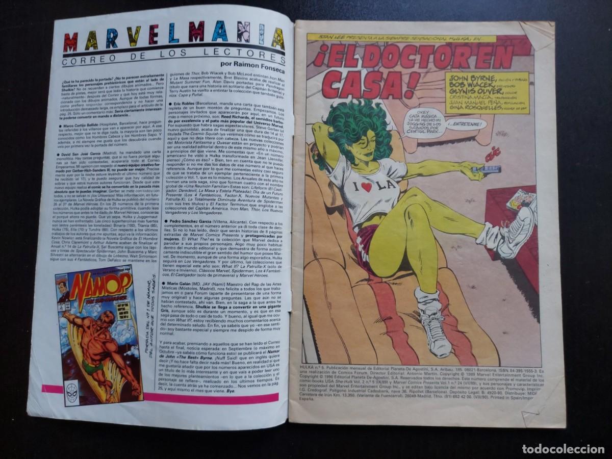 C&oacute;mics: Hulka n&ordm; 5 - Comics Forum - 1990 - Foto 4