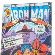 Cómics: RETAPADO IRON MAN NUMEROS 21 A 25 COMICS FORUM Y MARVEL AÑO 1987.. Lote 397344464