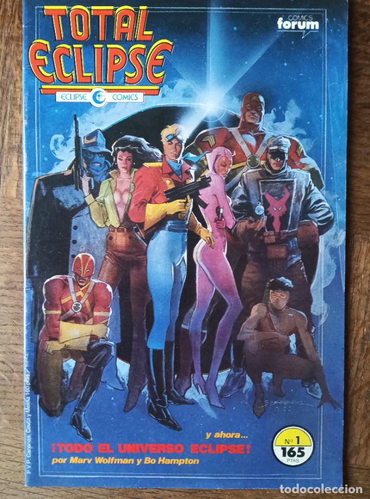 C&oacute;mics: TOTAL ECLIPSE N&ordm; 1 - WOLFMAN/ BO HAMPTON - ECLIPSE COMICS - EVENTO CON: MIRACLEMAN, AIRBOY, VALQUIRI - Foto 1