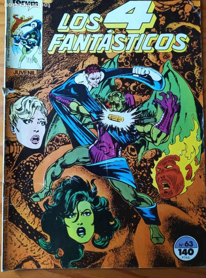 C&oacute;mics: LOS 4 FANTASTICOS V.1 N&ordm; 63 - MARVEL COMICS FORUM - Foto 1