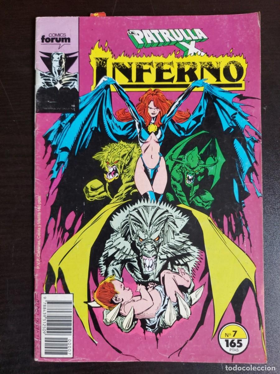 C&oacute;mics: La Patrulla X n&ordm; 7 Inferno - Marvel - Comics Forum - 1990 - Foto 1