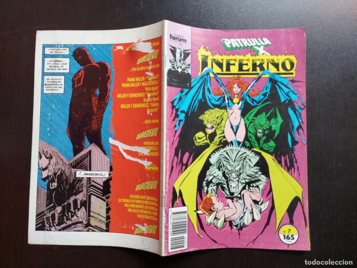 C&oacute;mics: La Patrulla X n&ordm; 7 Inferno - Marvel - Comics Forum - 1990 - Foto 2