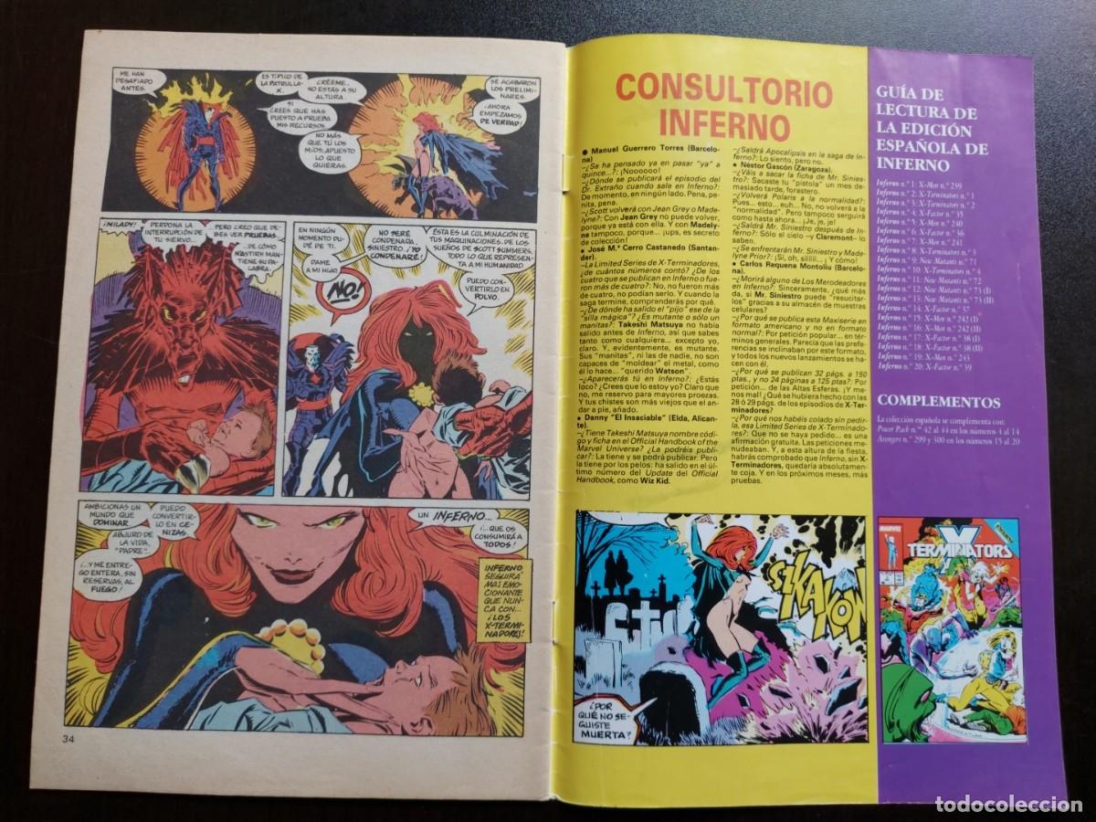 C&oacute;mics: La Patrulla X n&ordm; 7 Inferno - Marvel - Comics Forum - 1990 - Foto 6