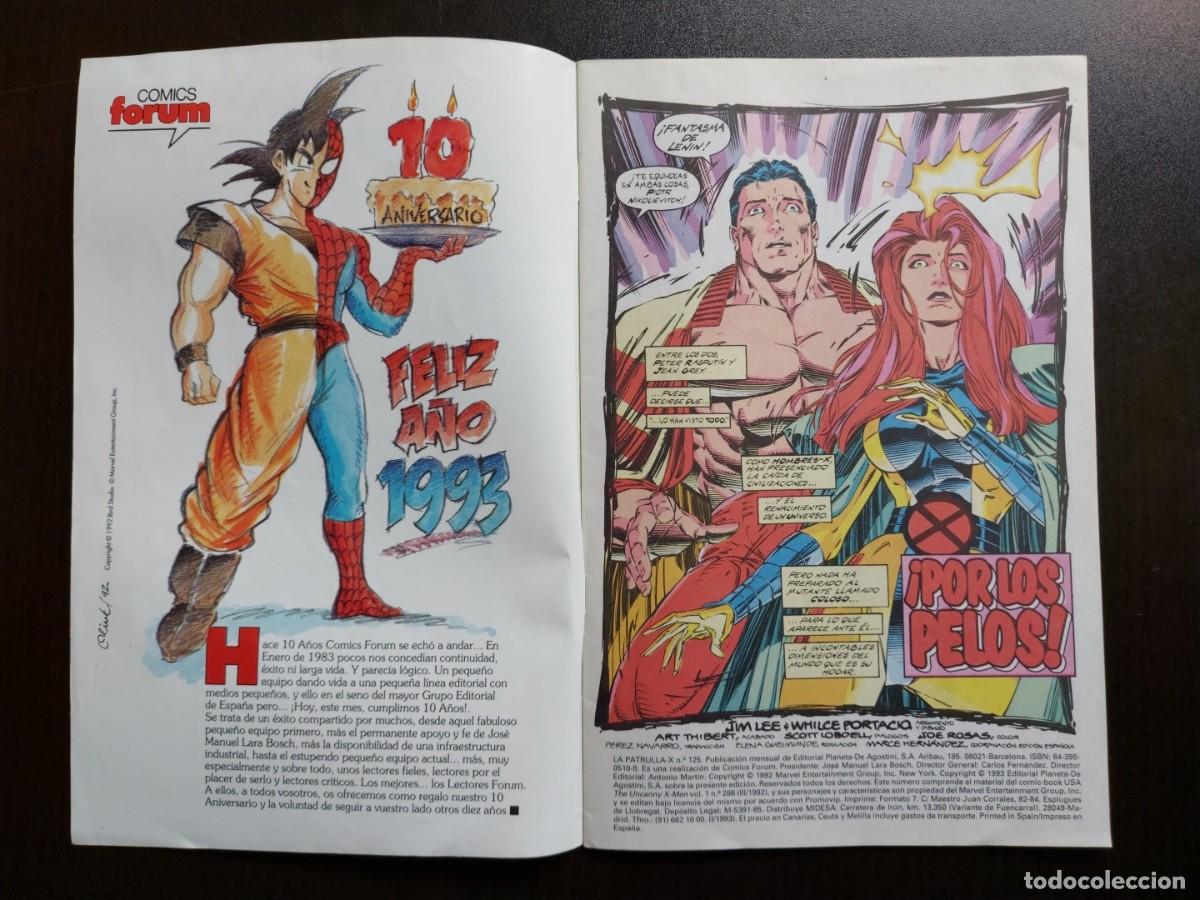 C&oacute;mics: La Patrulla X n&ordm; 125 - Marvel - Comics Forum - 1992 - Foto 4