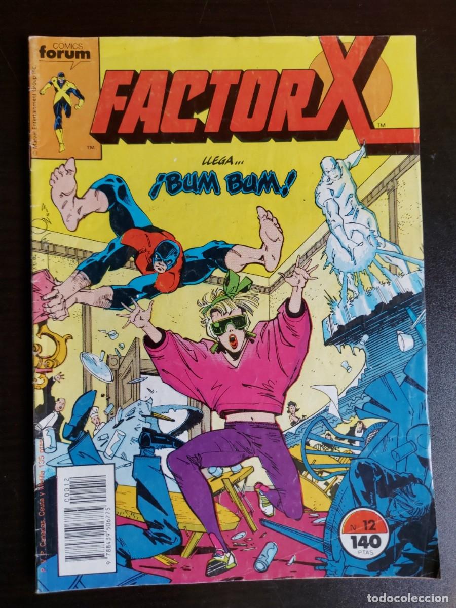 C&oacute;mics: Factor X n&ordm; 12 - Llega... Bum Bum - Marvel - Comics Forum - 1989 - Foto 1