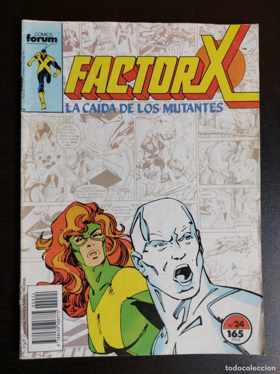 C&oacute;mics: Factor X n&ordm; 24 - La Ca&iacute;da de los Mutantes - Marvel - Comics Forum - 1989 - Foto 1