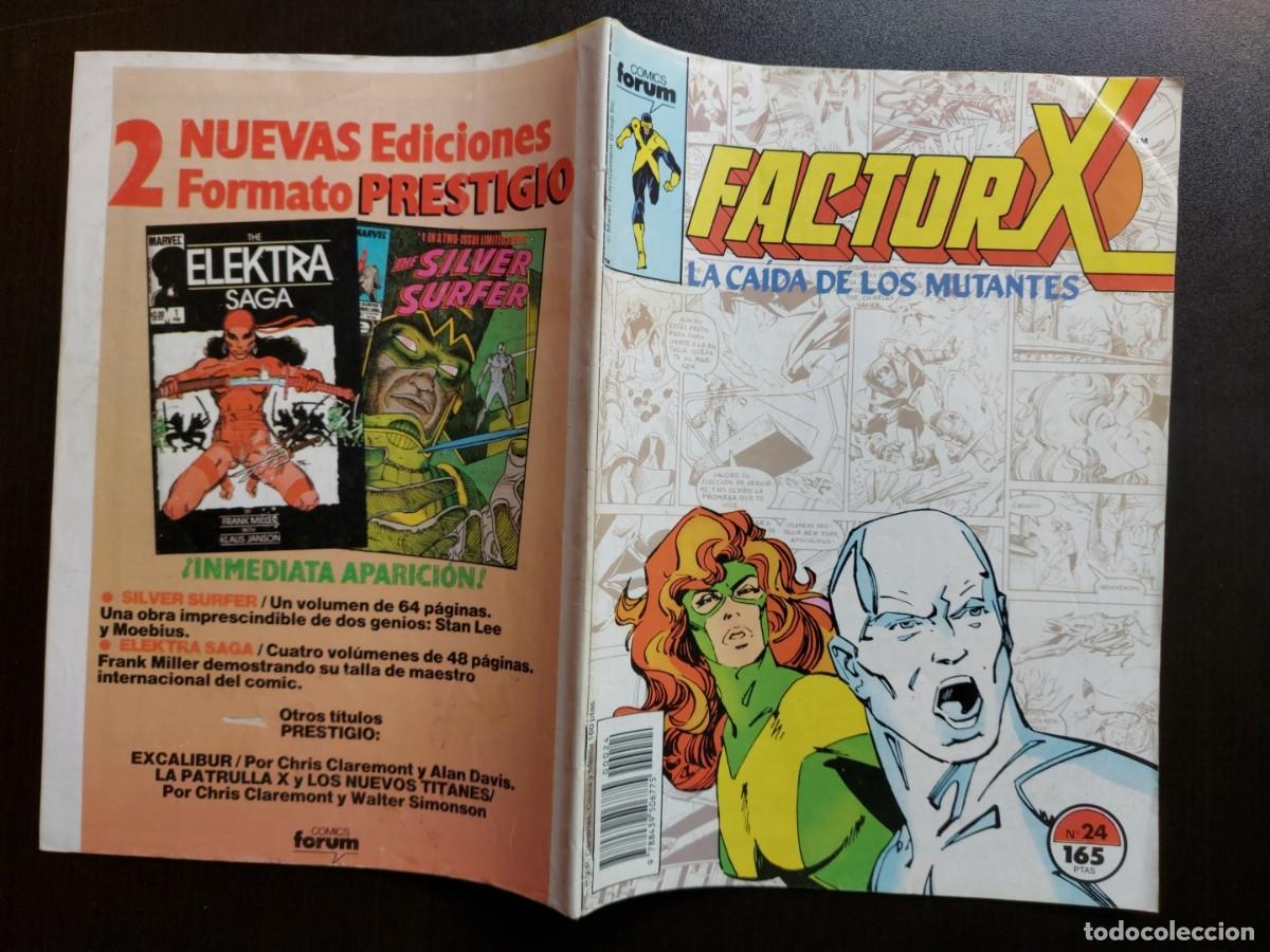 C&oacute;mics: Factor X n&ordm; 24 - La Ca&iacute;da de los Mutantes - Marvel - Comics Forum - 1989 - Foto 2