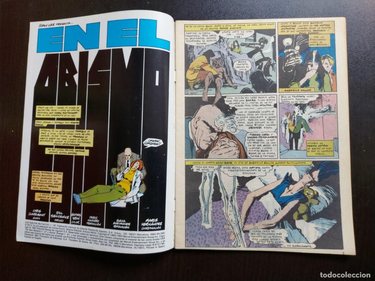 C&oacute;mics: Los Nuevos Mutantes n&ordm; 28 - Marvel - Comics Forum - 1987 - Foto 6