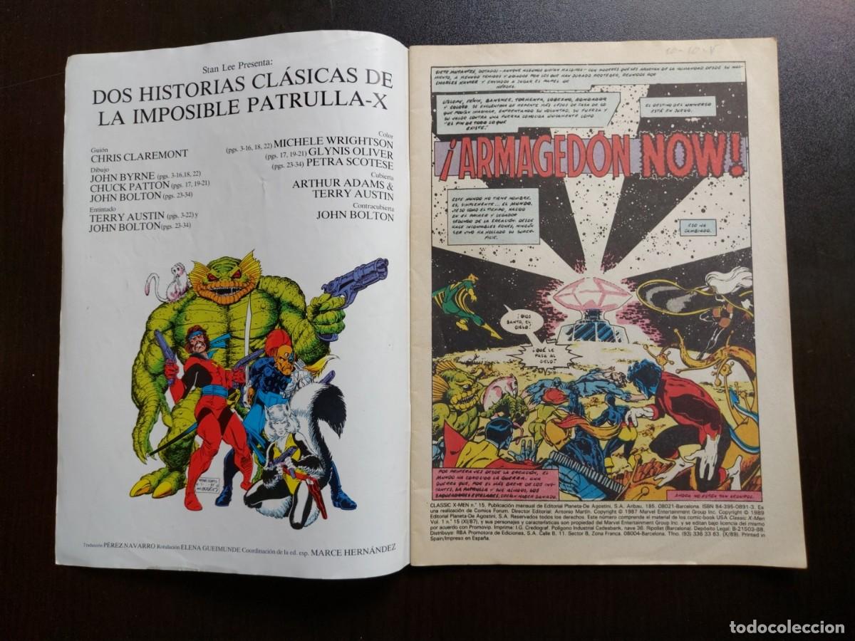 C&oacute;mics: Classic X-Men n&ordm; 15 - Marvel - Comics Forum - 1987 - Foto 4