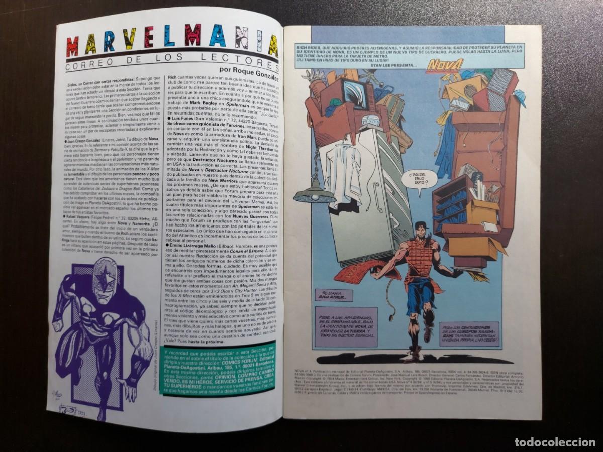 C&oacute;mics: Nova n&ordm; 4 - Serie Limitada de 12 N&uacute;meros - Marvel - C&oacute;mics Forum 1995 - Foto 5