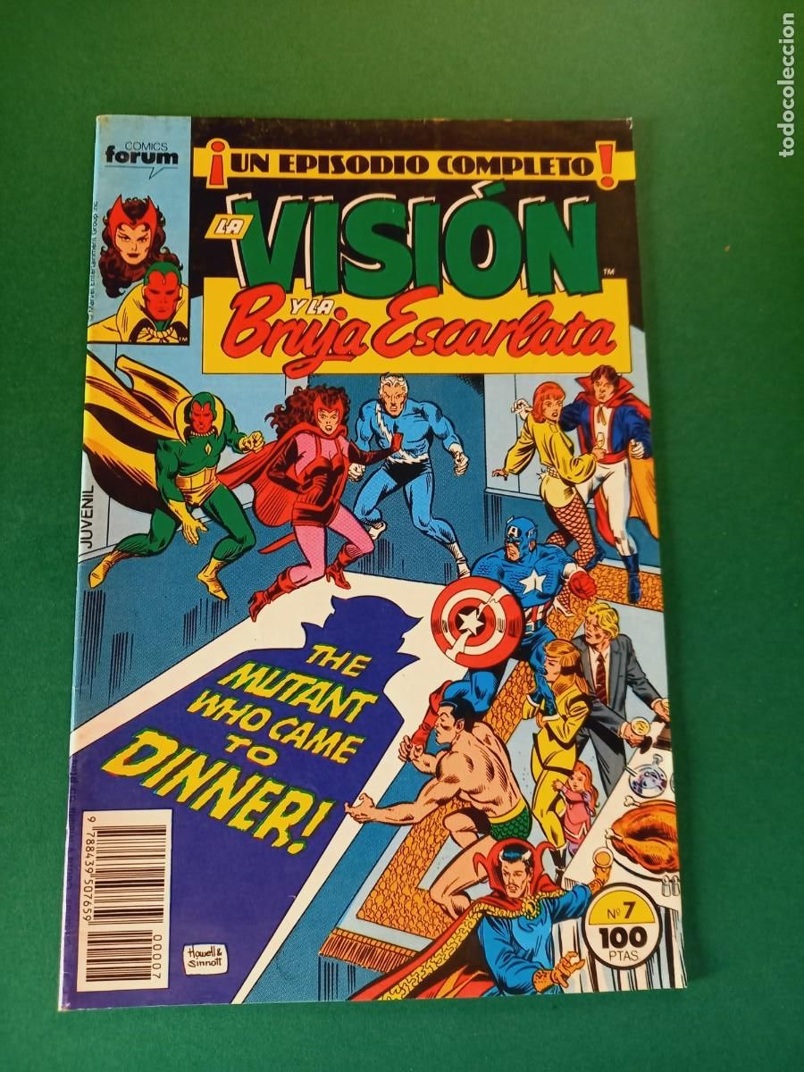 C&oacute;mics: La Visi&oacute;n y La Bruja Escarlata N&ordm; 7 Marvel REF C2 - Foto 1