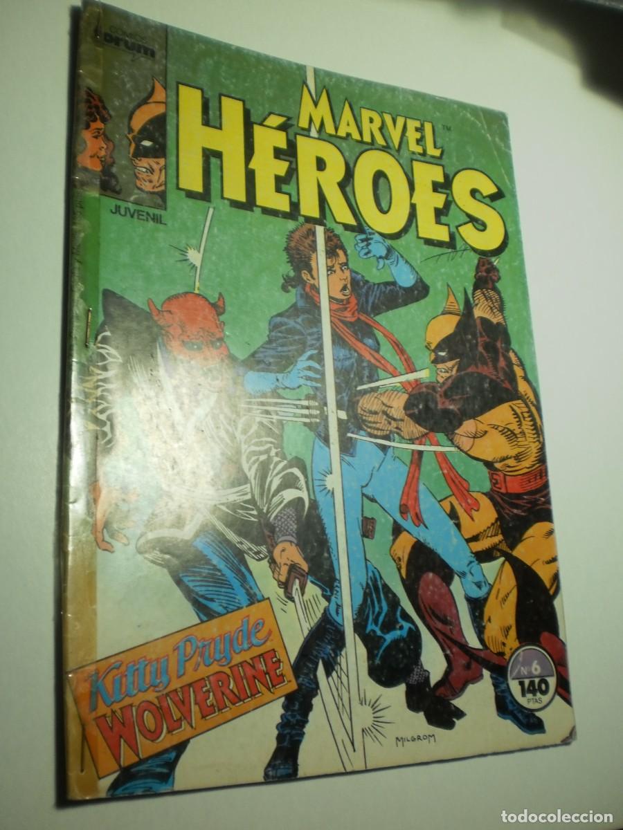 Comics: marvel h&eacute;roes n&ordm; 6 1986 (alg&uacute;n defecto, leer)