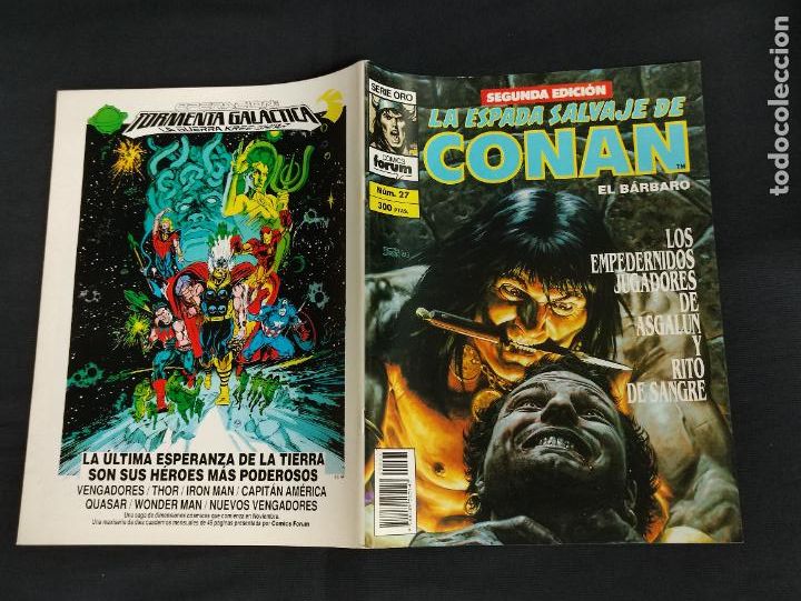 C&oacute;mics: LA ESPADA SALVAJE DE CONAN - N&ordm; 27 - 2&ordf; EDICION - FORUM - - Foto 1