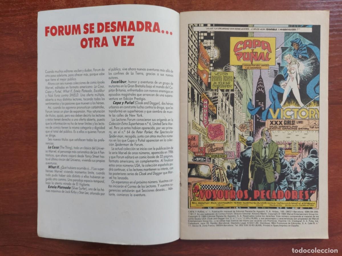 C&oacute;mics: Capa y Pu&ntilde;al n&ordm; 1 - C&oacute;mics Forum - A&ntilde;o 1989 - Foto 5