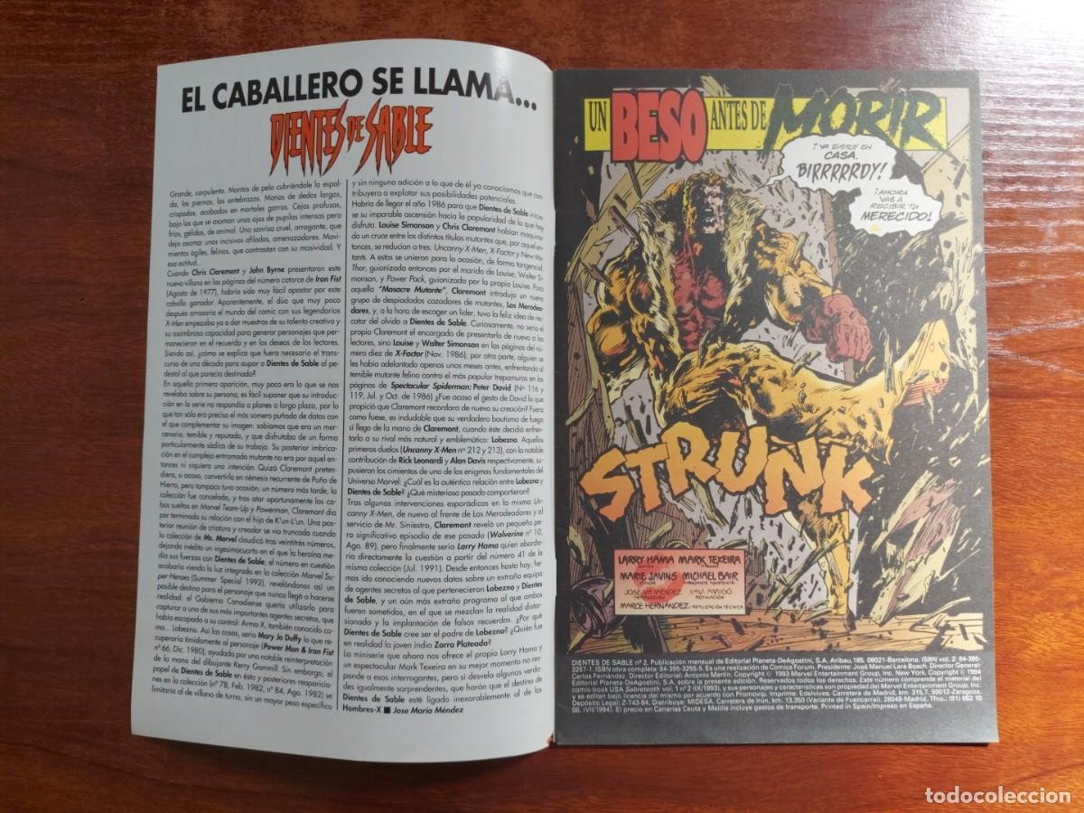 C&oacute;mics: Dientes de Sable n&ordm; 2 de 4 - C&oacute;mics Forum - A&ntilde;o 1994 - Foto 4