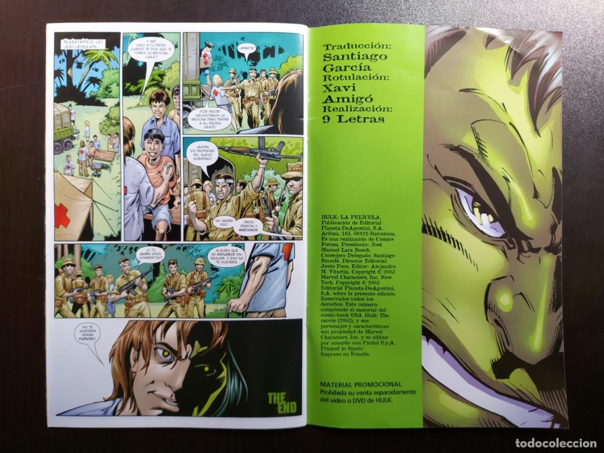 C&oacute;mics: Hulk Adaptaci&oacute;n Oficial de la Pel&iacute;cula - Marvel - C&oacute;mics Forum - A&ntilde;o 2003 - Foto 5