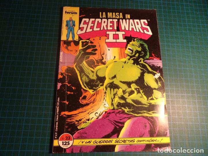 C&oacute;mics: Secret Wars. N&deg;23. Forum. Con se&ntilde;ales de uso. (Ref-08) - Foto 1